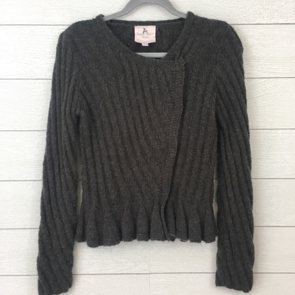 Romeo & Juliet Couture Peplum Cardigan